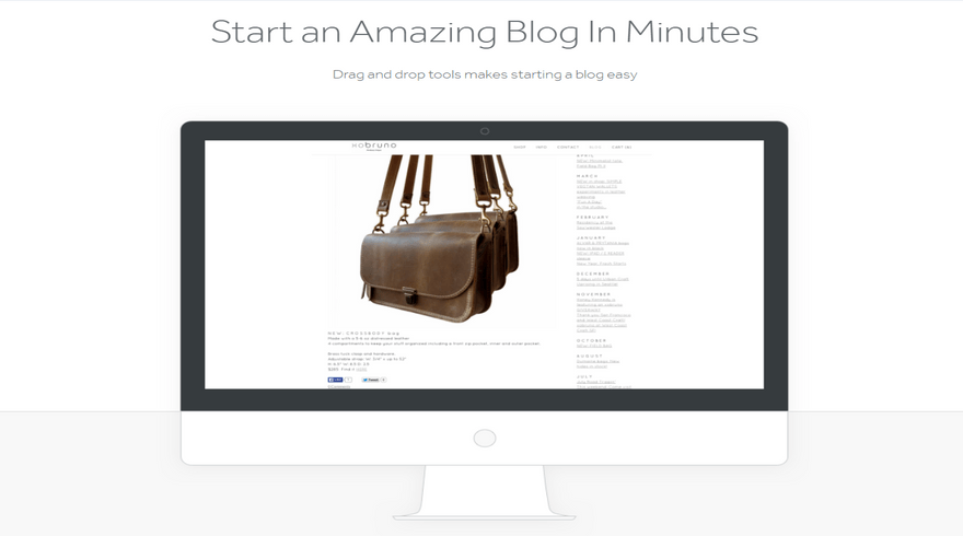 weebly blogging features
