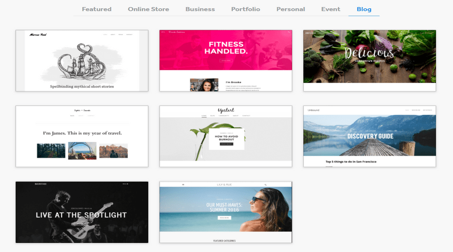 weebly blogging themes