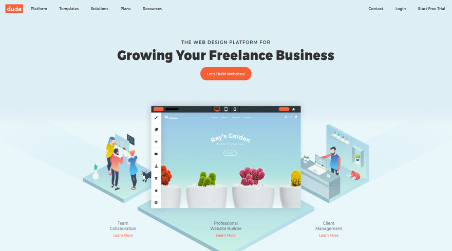 duda homepage
