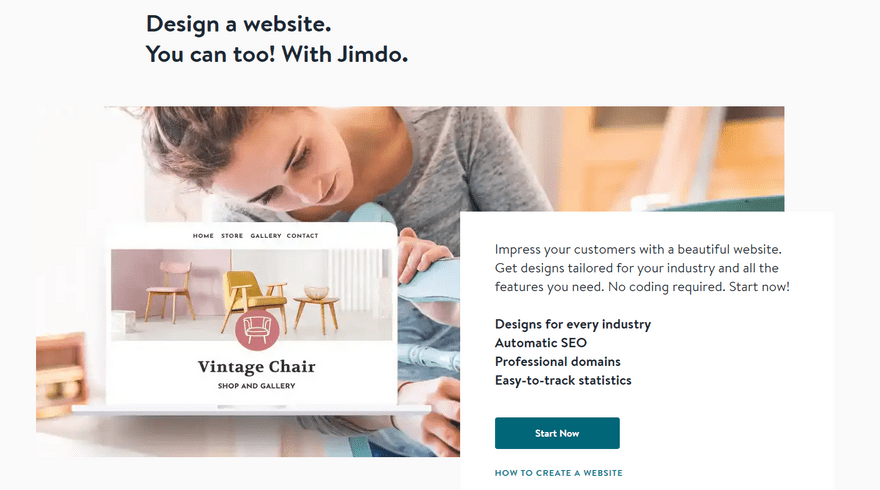 jimdo homepage