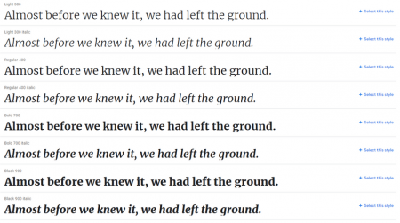 merriweather best website fonts