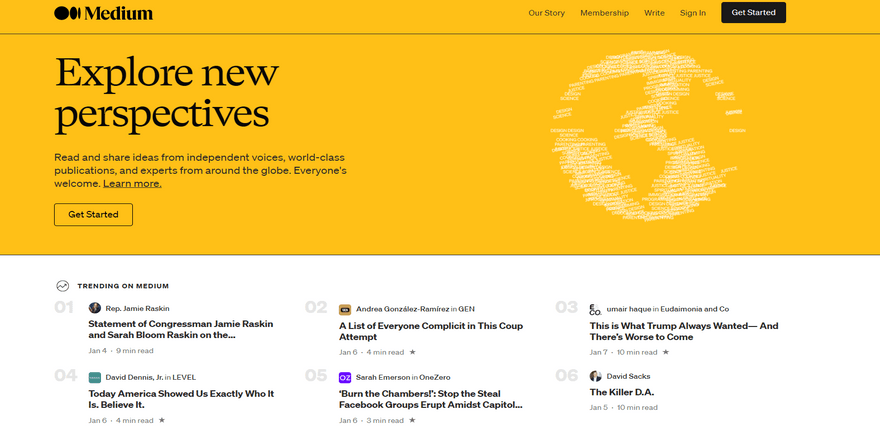 website fonts medium white space
