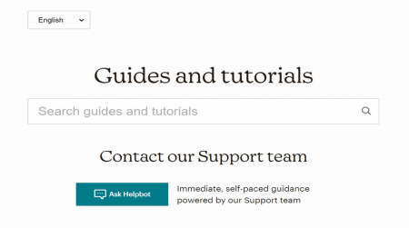 mailchimp support options