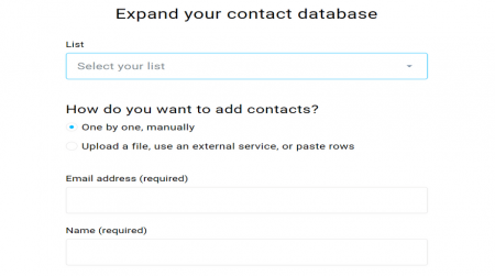 adding contacts