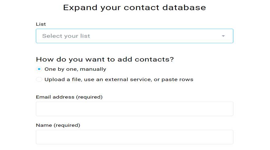 adding contacts