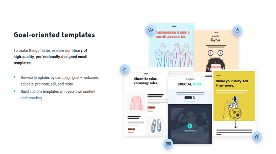 get response email marketing templates