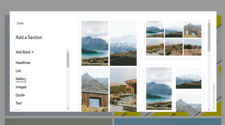 adding image galleries