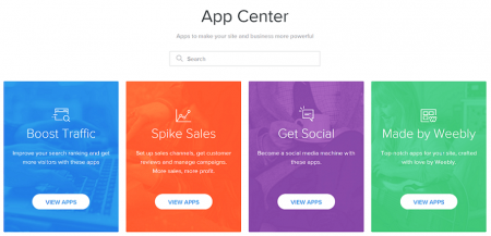 weebly app center