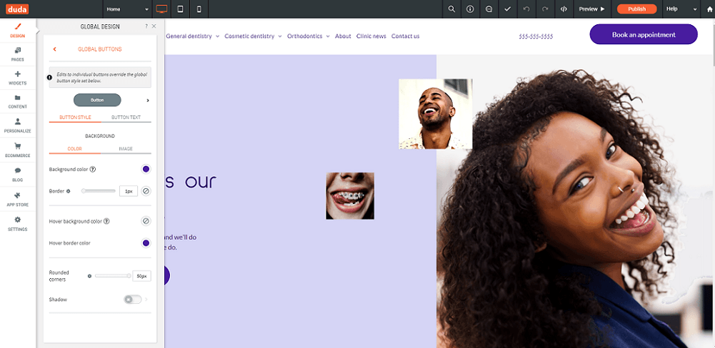 duda editor