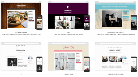 cheapest website builders simplesite portfolio themes