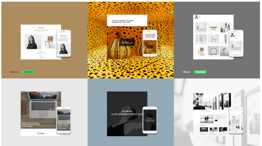 cheapest website builders im creator portfolio templates
