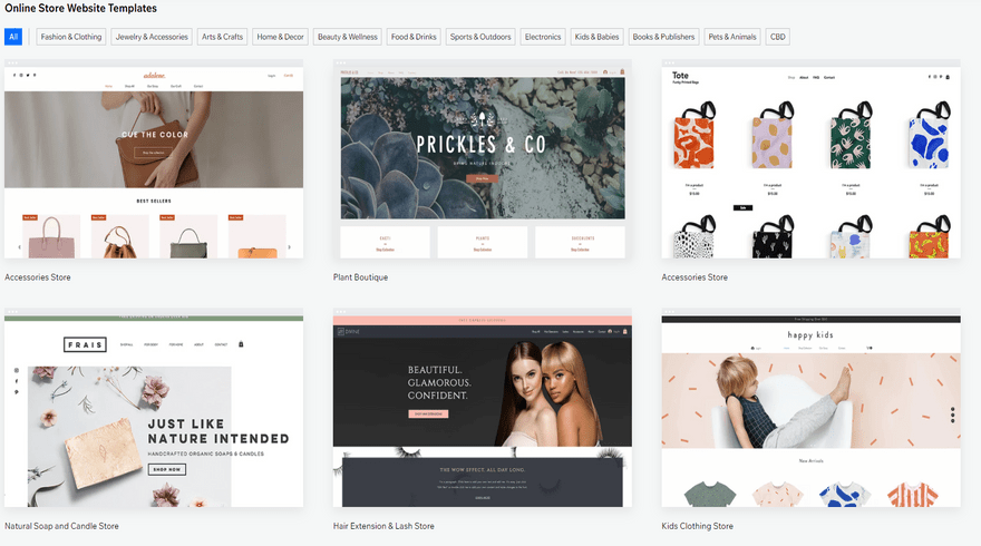 cheapest website builders wix ecommerce templates