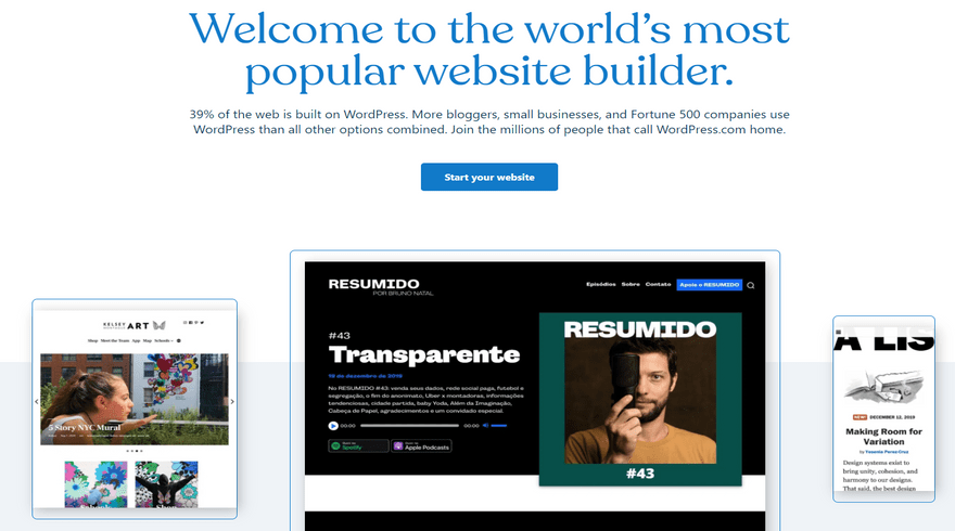 cheapest website builders wordpress.com blogging home