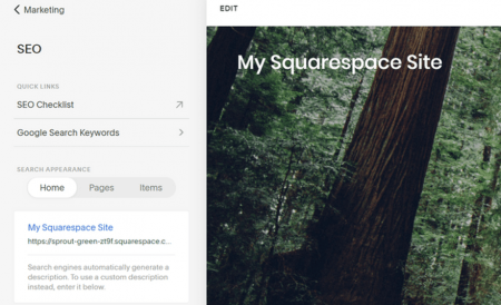 squarespace seo editor