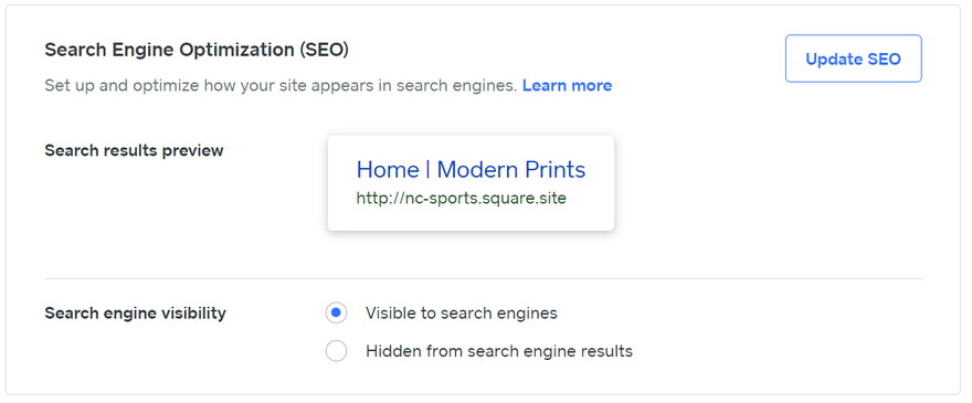 weebly seo dashboard