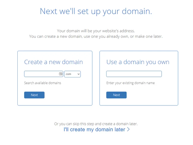 bluehost domain setup