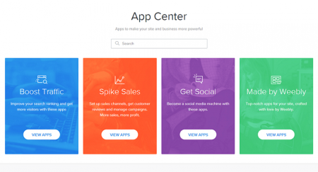 weebly app center
