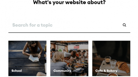 jimdo onboarding nonprofit selection