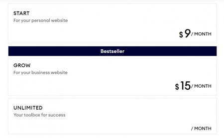 jimdo pricing plans