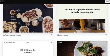 squarespace restaurant website templates