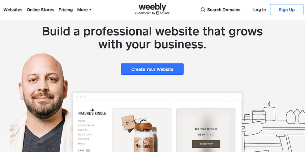 weebly restaurant website builder homepage
