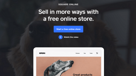 square online restaurant website builder homepage