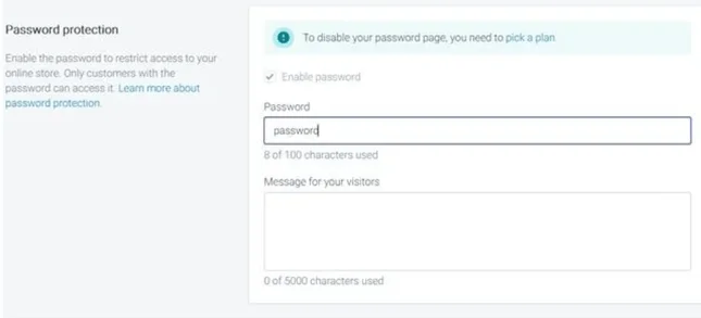 Remove Password Protection