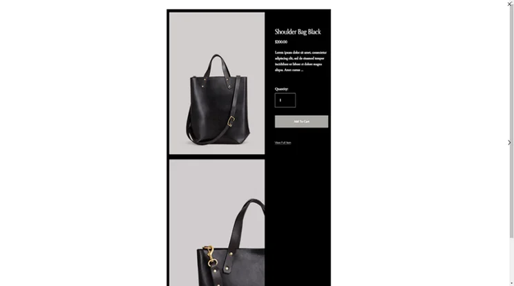 squarespace tresoire template
