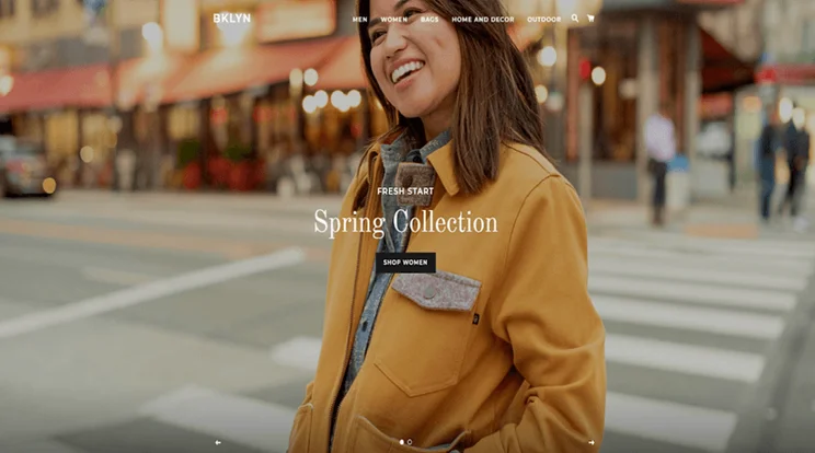 shopify bklyn theme