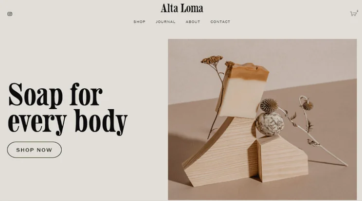 squarespace alta loma template