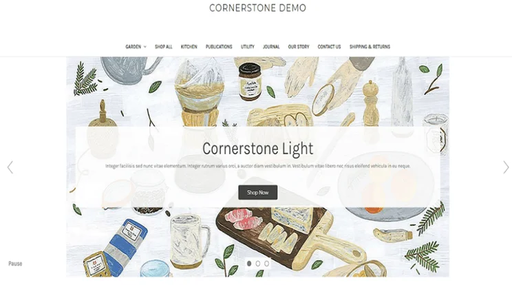bigcommerce cornerstone theme