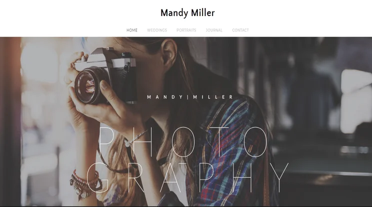 weebly template personal mandy miller home