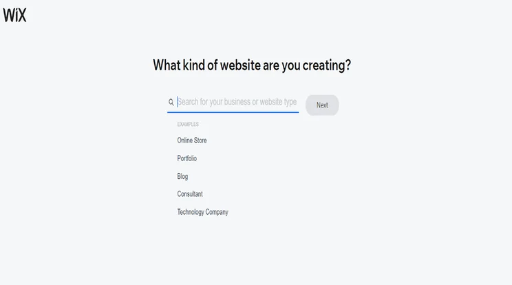 Wix onboarding questionnaire