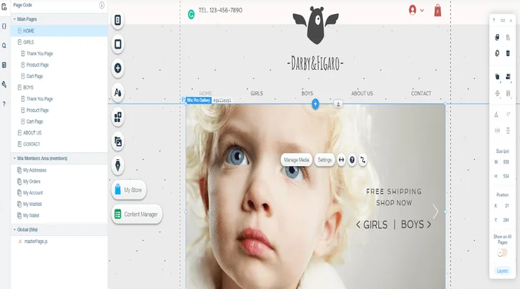Wix Editor