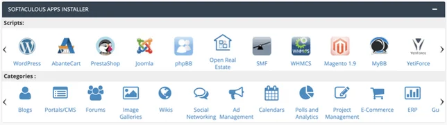 Install scripts like WordPress, Joomla in one click using Auto-Installer.