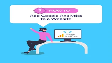 How to add google analytics to a website graphic