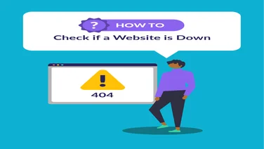 How to check if a website is down graphic