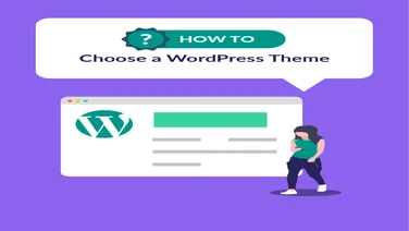 How to choose a WordPress theme graphic