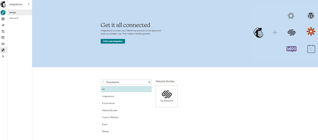 Mailchimp Integrate Website