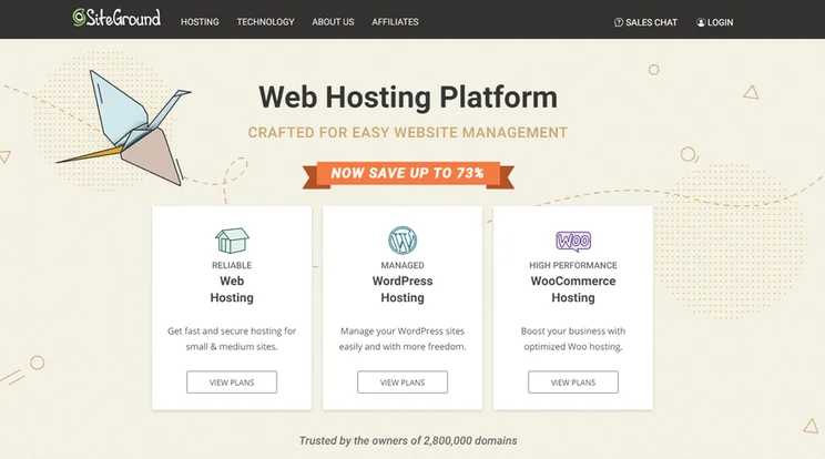 siteground joomla hosting home