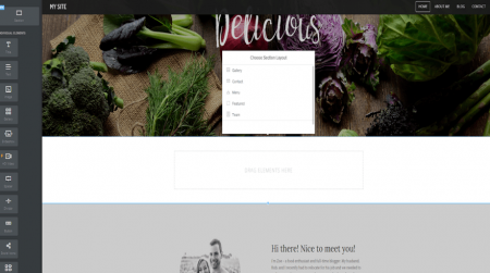 Weebly Change Section Layout