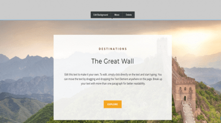Weebly Delete Large Section
