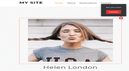 Weebly Delete Section
