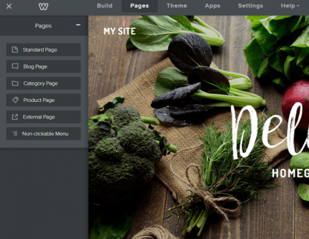 Weebly Add Pages