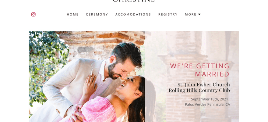 Wedding sales inspiration websites