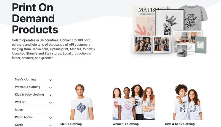 gelato best print on demand companies