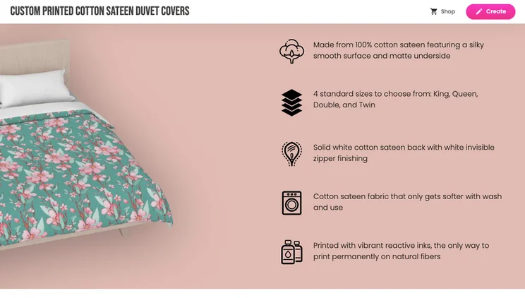 best print on demand housewares duvet covers