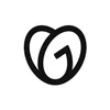 GoDaddy logo black swirl