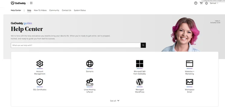 vps godaddy help and support