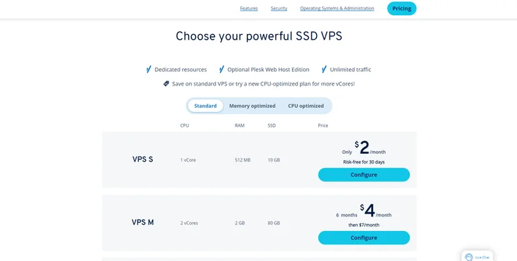 vps ionos pricing